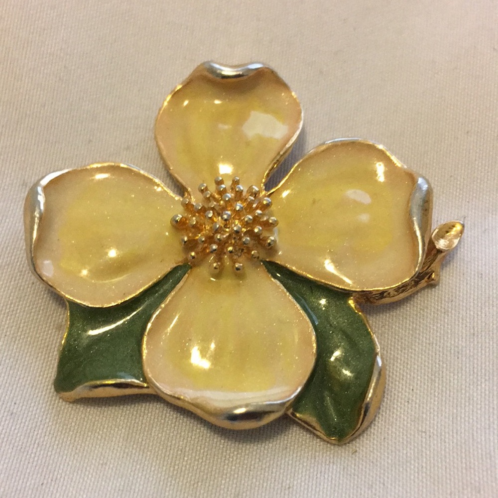 Vintage Flower Brooch
